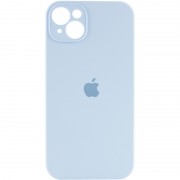 Чехол для Apple iPhone 14 (6.1"") - Silicone Case Full Camera Protective (AA) Голубой / Sweet Blue
