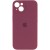 Чохол Apple iPhone 14 (6.1"") - Silicone Case Full Camera Protective (AA) Бордовий / Plum