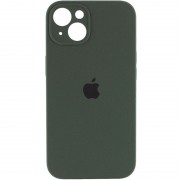 Чехол для Apple iPhone 14 (6.1"") - Silicone Case Full Camera Protective (AA) Зеленый / Cyprus Green