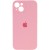 Чехол для Apple iPhone 14 (6.1"") - Silicone Case Full Camera Protective (AA) Розовый / Light pink