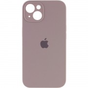 Чехол для Apple iPhone 14 (6.1"") - Silicone Case Full Camera Protective (AA) Серый / Lavender