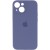 Чехол для Apple iPhone 14 (6.1"") - Silicone Case Full Camera Protective (AA) Серый / Lavender Gray