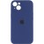 Чохол для Apple iPhone 14 (6.1"") - Silicone Case Full Camera Protective (AA) Синій / Deep navy