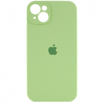 Чехол для Apple iPhone 14 Plus (6.7"") - Silicone Case Full Camera Protective (AA) Мятный / Mint