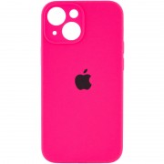 Чохол Apple iPhone 14 Plus (6.7"") - Silicone Case Full Camera Protective (AA) Рожевий / Barbie pink