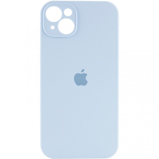 Чехол для Apple iPhone 14 Plus (6.7"") - Silicone Case Full Camera Protective (AA) Голубой / Sweet Blue