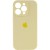 Чохол на Apple iPhone 14 Pro (6.1"") - Silicone Case Full Camera Protective (AA) Жовтий / Mellow Yellow