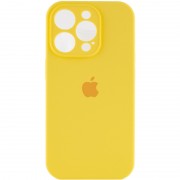 Чехол для Apple iPhone 14 Pro (6.1"") - Silicone Case Full Camera Protective (AA) Желтый / Yellow