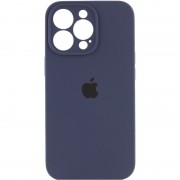 Чохол на Apple iPhone 14 Pro (6.1"") - Silicone Case Full Camera Protective (AA) Темно-синій / Midnight blue