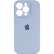 Чехол для iPhone 14 Pro Max - Silicone Case Full Camera Protective (AA), Голубой / Lilac Blue