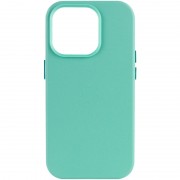Кожаный чехол для Apple iPhone 14 Pro (6.1"") - Leather Case (AA Plus) with MagSafe Ice