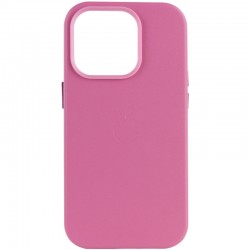 Шкіряний чохол для iPhone 14 Pro Max (6.7"") - Leather Case (AA Plus) with MagSafe Pollen