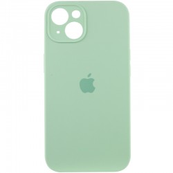 Чехол Silicone Case Full Camera Protective (AA) для Apple iPhone 13 (6.1"), Зеленый / Pistachio