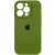 Чохол Silicone Case Full Camera Protective (AA) для Apple iPhone 13 Pro Max (6.7"), Зелений / Dark Olive