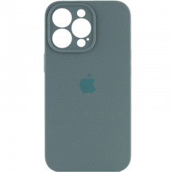 Чехол Silicone Case Full Camera Protective (AA) для Apple iPhone 14 Pro (6.1"), Зеленый / Pine green