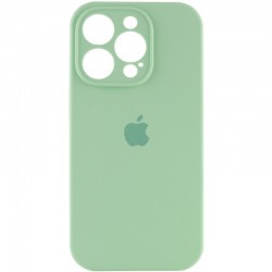Чехол Silicone Case Full Camera Protective (AA) для Apple iPhone 14 Pro (6.1"), Зеленый / Pistachio