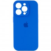 Чехол Silicone Case Full Camera Protective (AA) для Apple iPhone 14 Pro Max (6.7"), Синий / Capri Blue