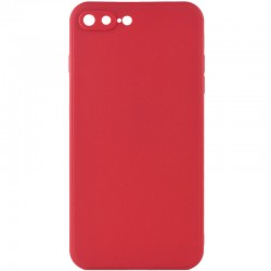 Силиконовый чехол для iPhone 7 plus / 8 plus (5.5") - Candy Full Camera, Красный / Camellia