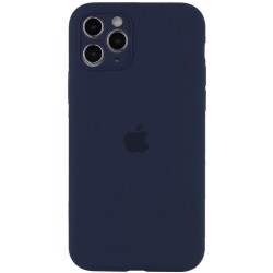 Чехол Silicone Case Full Camera Protective (AA) Apple iPhone 11 Pro (5.8"), Темно-синий / Midnight blue