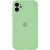 Чехол Silicone Case Full Camera Protective (AA) для iPhone 12 (6.1"), Мятный / Mint