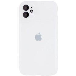 Чохол Silicone Case Full Camera Protective (AA) для Apple iPhone 12 (6.1"), Білий / White