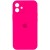 Чехол Silicone Case Full Camera Protective (AA) Apple iPhone 12 (6.1"), Розовый / Barbie pink