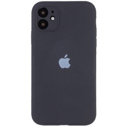 Чехол Silicone Case Full Camera Protective (AA) для Apple iPhone 12 (6.1"), Серый / Dark Gray