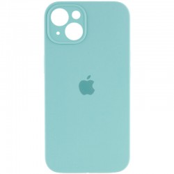 Чехол Silicone Case Full Camera Protective (AA) Apple iPhone 13 (6.1"), Бирюзовый / Marine Green