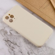 Силіконовий чохол Candy Full Camera Для Apple iPhone 11 Pro (Бежевий / Antigue White)