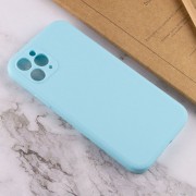 Силіконовий чохол Candy Full Camera Для Apple iPhone 11 Pro Max (Бірюзовий / Turquoise )