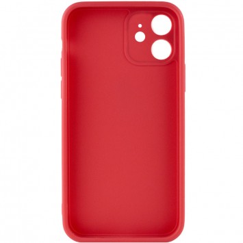 Силіконовий чохол Candy Full Camera Для Apple iPhone 12 (Червоний / Camellia) - Чохли для iPhone 12 - зображення 1 