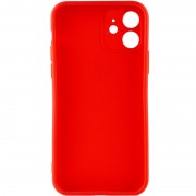 Силіконовий чохол Candy Full Camera Для Apple iPhone 12 (Червоний / Red )