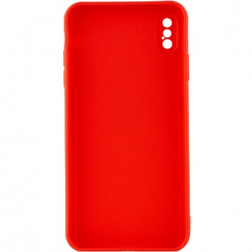 Силіконовий чохол Candy Full Camera Для Apple iPhone X / XS (Червоний / Red) - Чохли для iPhone XS - зображення 1 