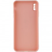 Силіконовий чохол Candy Full Camera Для Apple iPhone X / XS (Рожевий / Pink Sand)