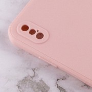 Силіконовий чохол Candy Full Camera Для Apple iPhone X / XS (Рожевий / Pink Sand)