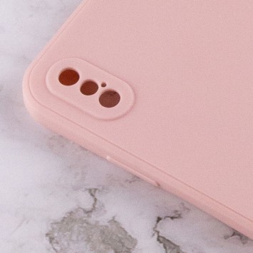 Силіконовий чохол Candy Full Camera Для Apple iPhone X / XS (Рожевий / Pink Sand) - Чохли для iPhone XS - зображення 2 