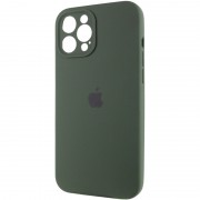Чохол Silicone Case Full Camera Protective (AA) Для Apple iPhone 12 Pro (6.1"") (Зелений / Cyprus Green)