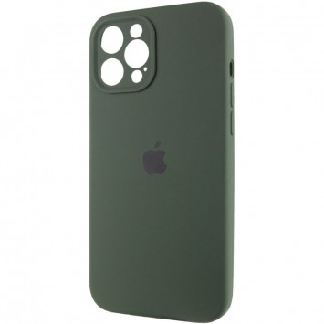 Чохол Silicone Case Full Camera Protective (AA) Для Apple iPhone 12 Pro (6.1"") (Зелений / Cyprus Green) - Чохли для iPhone 12 Pro - зображення 2 