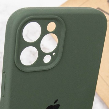 Чохол Silicone Case Full Camera Protective (AA) Для Apple iPhone 12 Pro (6.1"") (Зелений / Cyprus Green) - Чохли для iPhone 12 Pro - зображення 5 