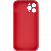 Силіконовий чохол Candy Full Camera Для Apple iPhone 12 Pro (6.1"") (Червоний / Camellia )