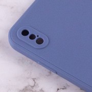 Силіконовий чохол Candy Full Camera Для Apple iPhone XS Max (Блакитний / Mist blue)