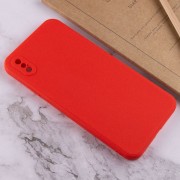 Силіконовий чохол Candy Full Camera Для Apple iPhone XS Max (Червоний / Red )