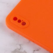 Силіконовий чохол Candy Full Camera Для Apple iPhone XS Max (Помаранчевий / Orange )