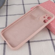 Чохол Silicone Case Full Camera Protective (AA) для Apple iPhone 12 (Рожевий / Pink Sand)
