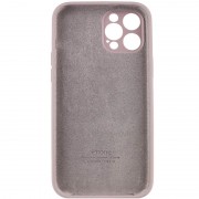 Чохол Silicone Case Full Camera Protective (AA) для Apple iPhone 12 Pro (Сірий / Lavender)