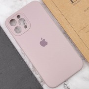 Чохол Silicone Case Full Camera Protective (AA) для Apple iPhone 12 Pro (Сірий / Lavender)