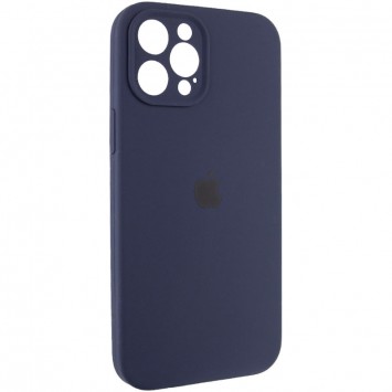 Чохол Apple iPhone 12 Pro Max (6.7"") - Silicone Case Full Camera Protective (AA) (Темно-синій / Midnight blue) - Чохли для iPhone 12 Pro Max - зображення 1 