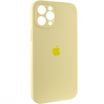 Чехол Silicone Case Full Camera Protective (AA) для Apple iPhone 12 Pro (6.1"") Желтый / Mellow Yellow - Чехлы для iPhone 12 Pro - изображение 1