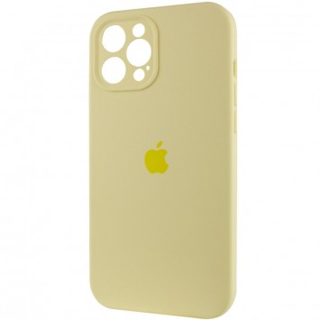 Чохол Silicone Case Full Camera Protective (AA) Apple iPhone 12 Pro (6.1"") Жовтий / Mellow Yellow - Чохли для iPhone 12 Pro - зображення 2 