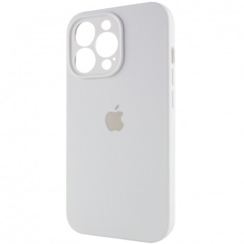 Чехол Silicone Case Full Camera Protective (AA) для Apple iPhone 13 Pro (6.1"") Белый / White - Чехлы для iPhone 13 Pro - изображение 2